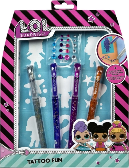 Tattoo-Stifte mit LOL Surprise Motiv
