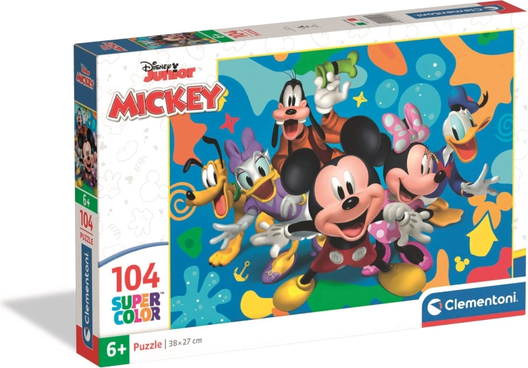 Clementoni Puzzle 104 Teile Disney MICKEY UND FREUNDE