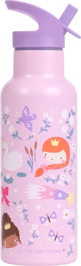 A Little Lovely Company Edelstahl-Trinkflasche 500 ml – Prinzessinnen