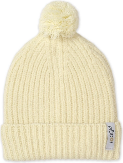 Lodger Merino-Mütze Butter (0–3 Monate)