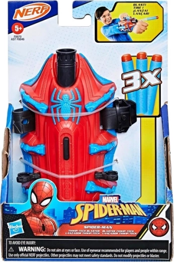 Nerf Spider-Man Handschuh mit Schaumstoff-Dart-Blaster fürs Handgelenk