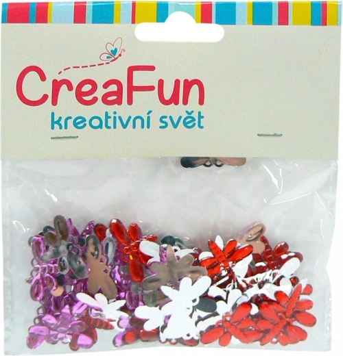 Dekorative Diamanten Libelle 12 × 20 mm, Set mit 8 Stück