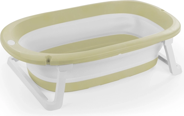 Faltbare Babybadewanne Eco Green, hellgrün, 75,5 × 46,5 cm