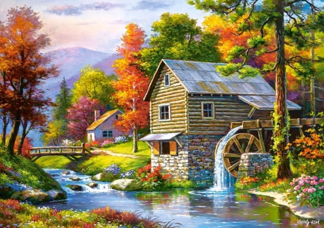 Puzzle mit 500 Teilen – Old Sutter’s Mill (Castorland)