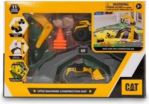 Cat Baustellen-Set mit Spielmatte und Zubehör