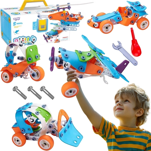 WOOPIE STEM-Fahrzeugbausatz 5 in 1