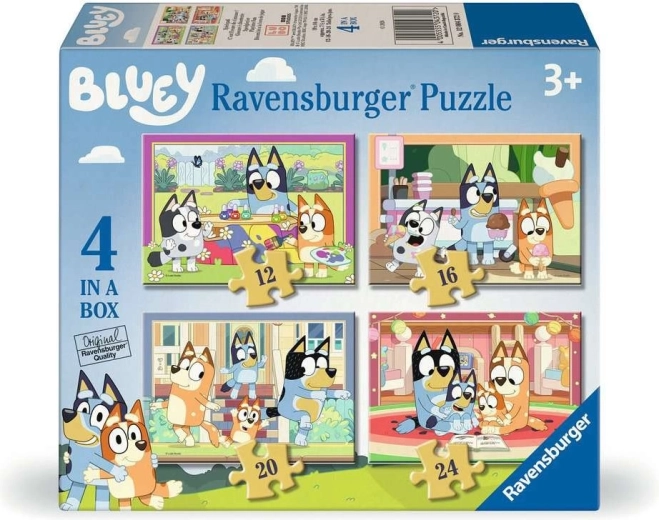 Ravensburger Puzzle Bluey 4 in 1 (12, 16, 20, 24 Teile)