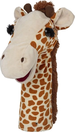 Plüsch-Handpuppe Giraffe Nature Planet