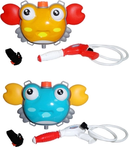 Wasserpistole mit Rucksack-Wassertank in Krabbenform