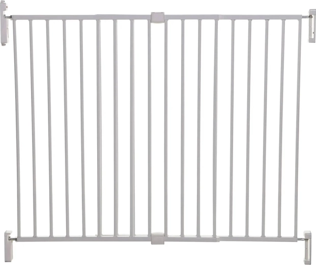 Sicherheitsgitter DREAMBABY Broadway, 2-teilig, extra breit, 76–134,5 cm, weiß