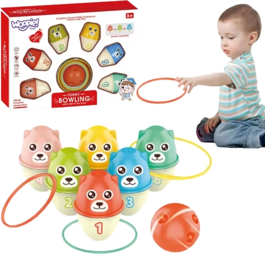 Woopie Kinderbowling und Zielwerfen 3-in-1