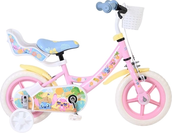 Disney Stitch Kinderfahrrad 12″ – rosa