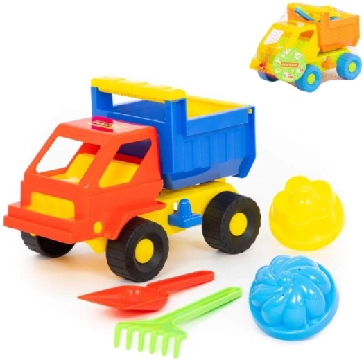 Sandspiel-Set mit Auto und Förmchen