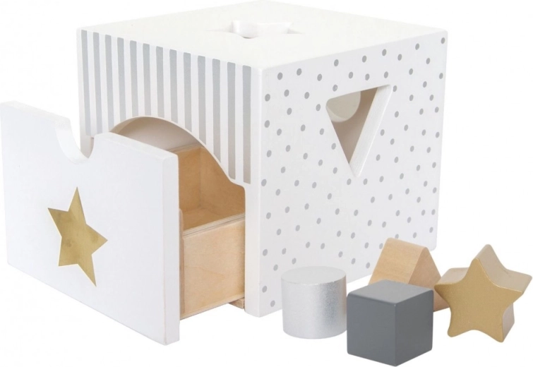 Jabadabado Holz-Formensortierer silber