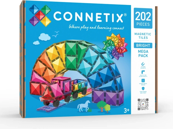 Magnetisches Konstruktionsset Bright Mega Pack mit 202 Teilen