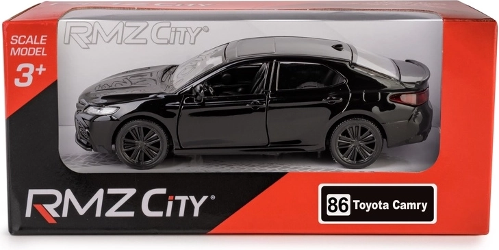 Metallmodell RMZ City Toyota Camry 2022 1:32 schwarz mit Pull-Back-Antrieb