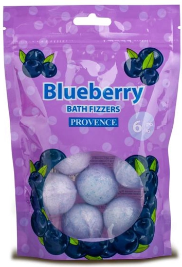 Sprudelnde Badebomben Blaubeere Provence 6 Stk (20 g)