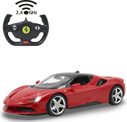 Jamara Ferrari SF90 Stradale RC-Auto 1:14, rot – 1 Stück