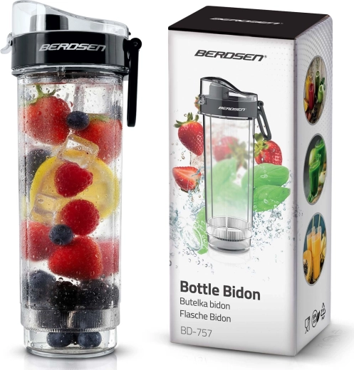 Sportflasche mit Mundstück 570 ml BERDSEN