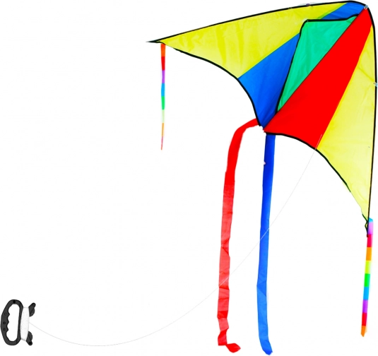 Bunter Flugdrache 110 × 63 cm mit Griff