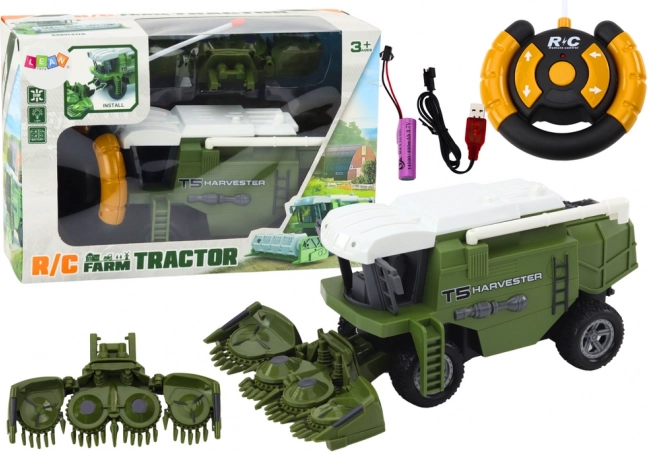 RC Mähdrescher grün