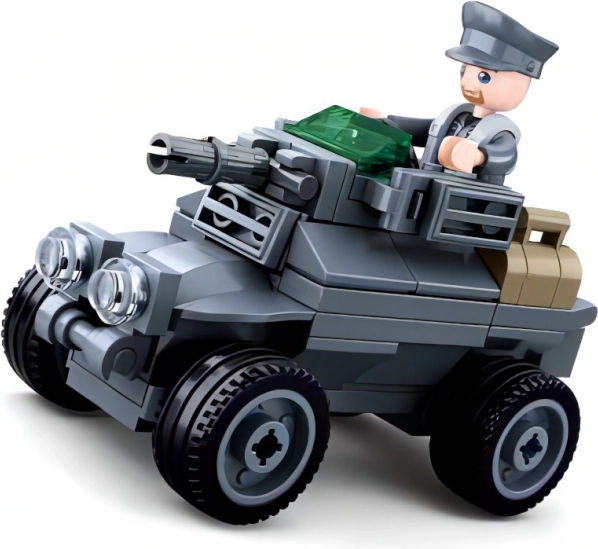 Sluban Army WW2 M38-B0680C Gepanzertes Fahrzeug