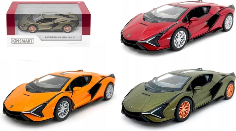 Lamborghini Metallmodell 1:40 mit Aufziehantrieb Pull Back