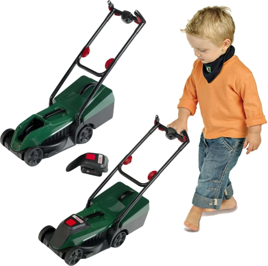 Kinder-Rasenmäher Bosch für das Gärtner-Spiel – Bosch Rasenmäher mit Licht- und Soundmodul