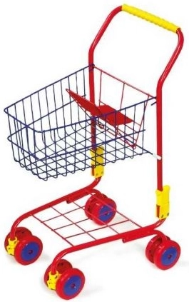 Einkaufswagen Rot für Kinder