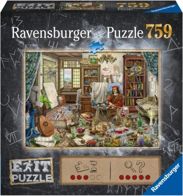 Puzzle Ravensburger Exit: Atelier des Künstlers 759 Teile