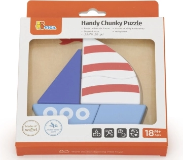 Holzpuzzle – Segelboot für die Kleinsten