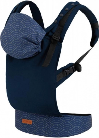 Ergonomische Babytrage MoMi COLLET – Blau