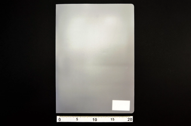 Beschreibbare Unterlage A4 für Schulanfänger aus harter PVC-Folie