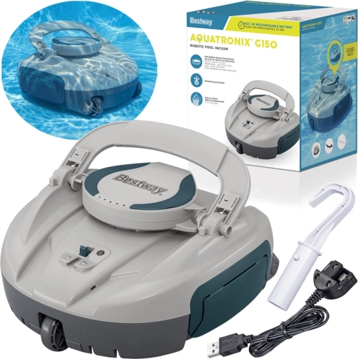 Bestway AquaTronix G150 kabelloser Roboter-Bodenreiniger für Pools