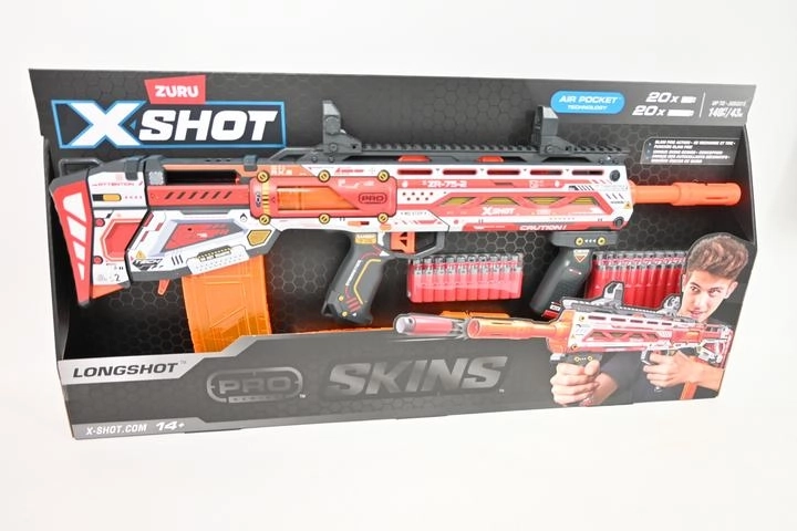 Zuru X-shot Skins Longshot Blaster mit Reichweite 43 m