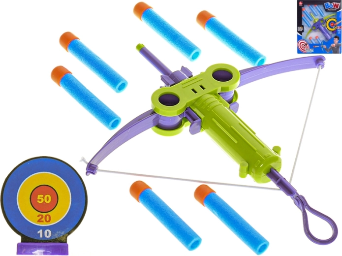 Kinderarmbrust mit Zielscheibe und Schaummunition