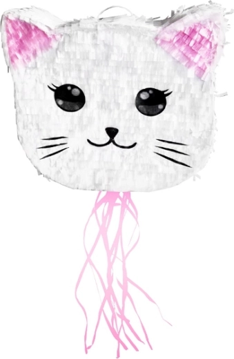 Pinata Katze mit Ziehschnüren