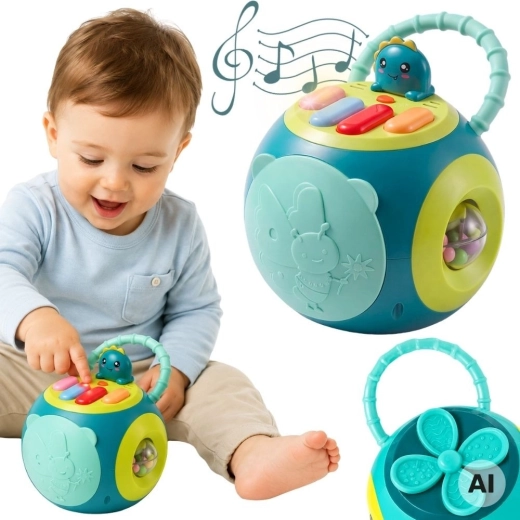 Interaktiver Lernball Montessori mit Klavier von Woopie