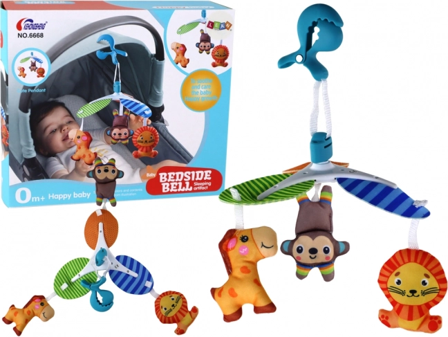 Karussell für Kinder mit Tieren am Clip