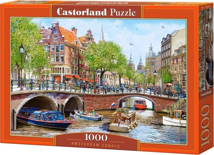 Castorland Puzzle Amsterdamer Kanäle, 1000 Teile