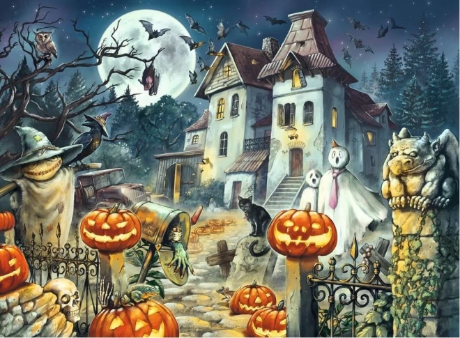 Ravensburger Puzzle Halloween Zuhause 300 Teile