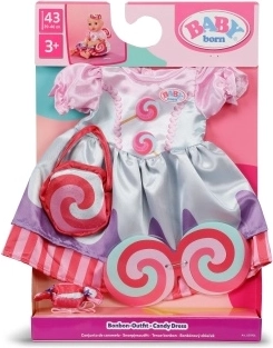 BABY born Kleidchen mit Süßigkeiten 43 cm