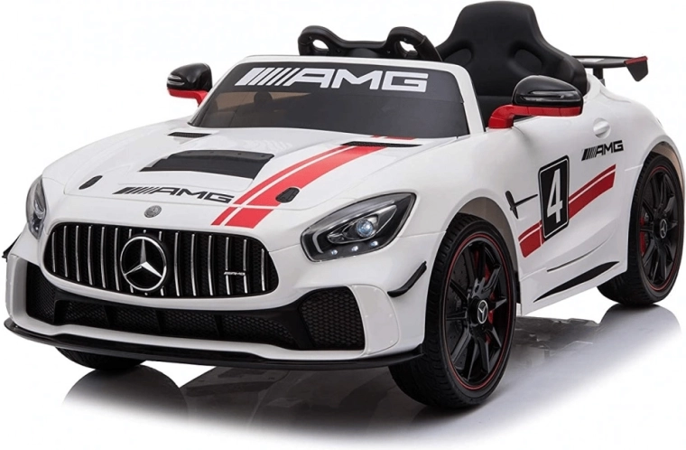 Elektrisches Kinderauto MERCEDES-BENZ GT4, weiß