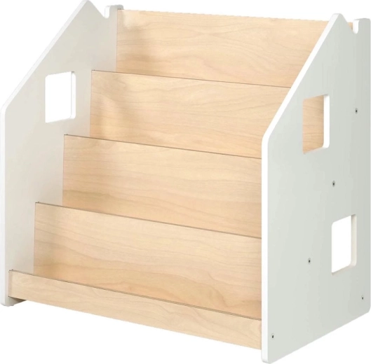 Weißes BusyKids-Bücherregal für Kinder