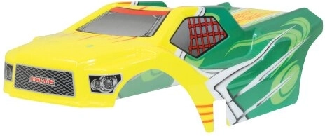 Aerodynamische Karosserie X2CRT gelb/grün