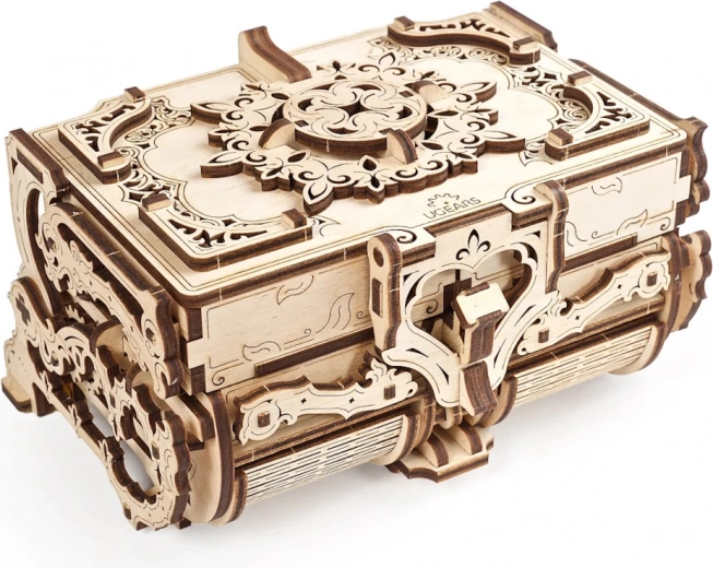 Mechanische Holz-Schmuckschatulle UGEARS – antikes Design, 3D-Puzzle