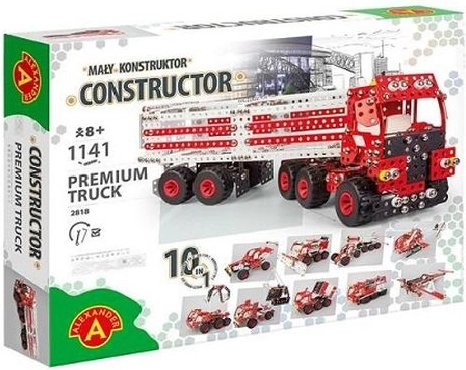 Kleiner Konstrukteur Pro-Premium Truck – Metallbaukasten 10 in 1