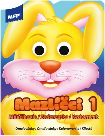 MFP Ausmalheft Lieblingstiere mit beweglichen Augen