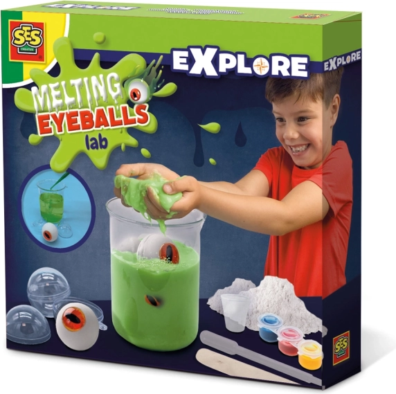 Schleimlabor mit Augen