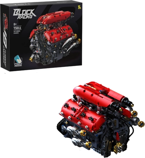 Bausatz Turbinentriebwerk V8 – 1370 Teile